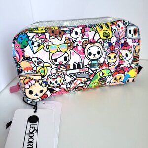LeSportsac x Tokidoki Vacanza al Rectangle Pouch Purse Cute Anime Gift